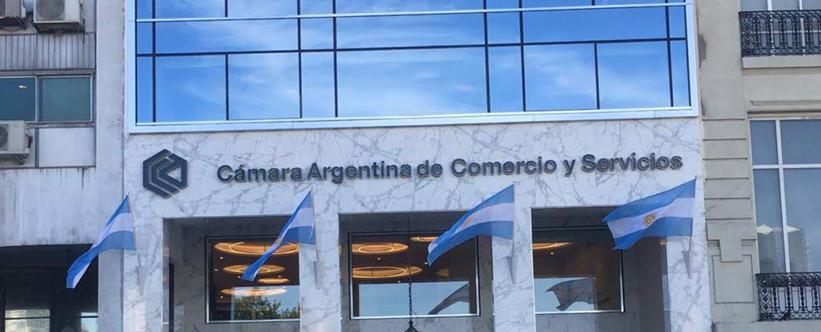 Inauguración de la Cámara Argentina de Comercio y Servicios.