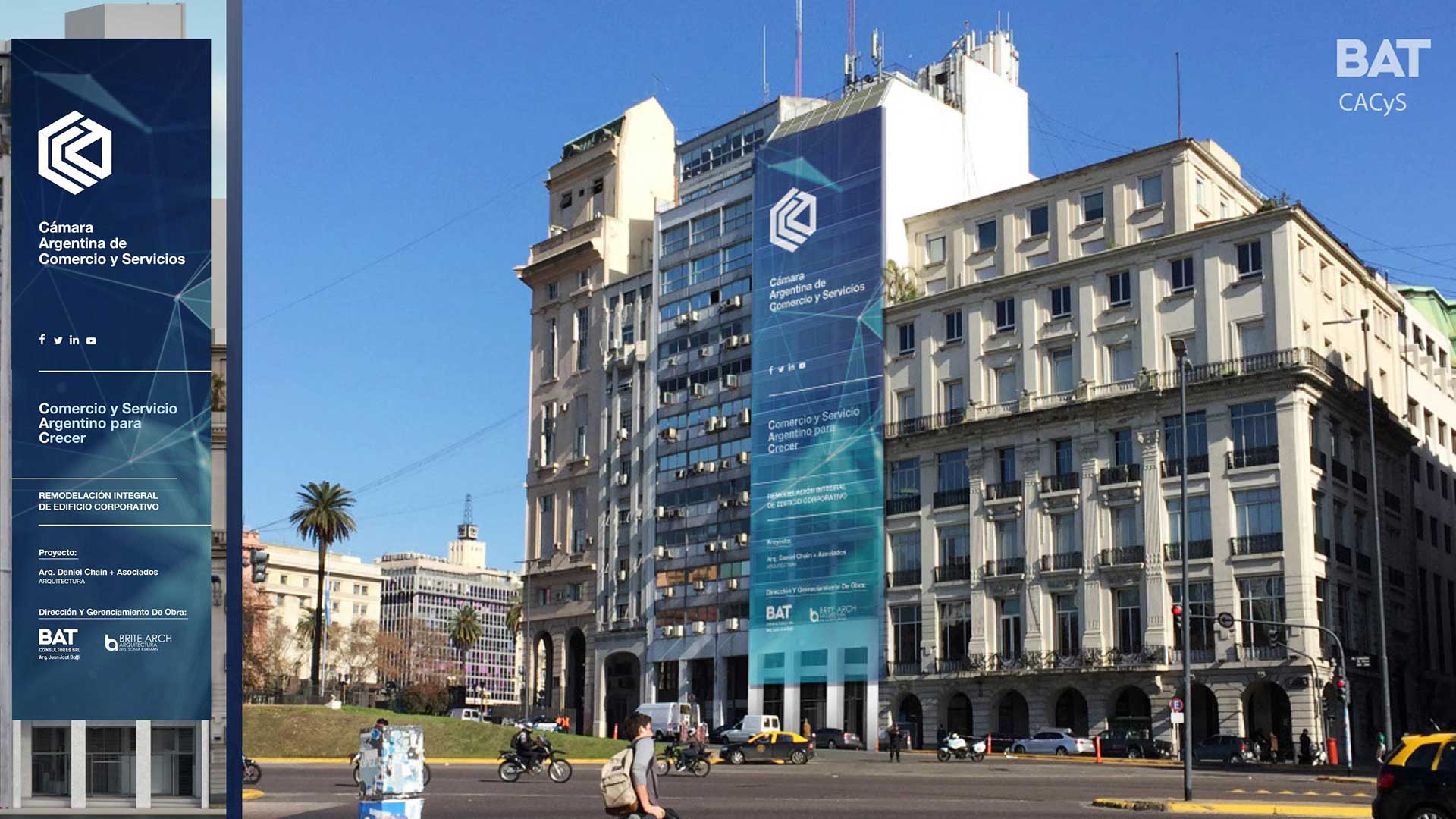 Inauguración de la Cámara Argentina de Comercio y Servicios.